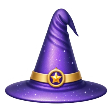 Glitter Chapéu de bruxa sticker