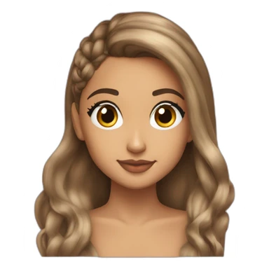 Ariana Grande cheveux jaunes qui boit du café sticker