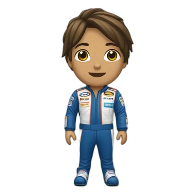 Mariana piloto de kart sticker