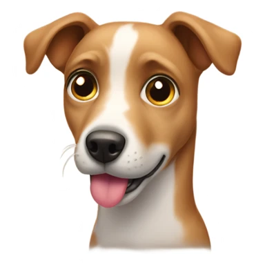 Dog with heart eyes sticker