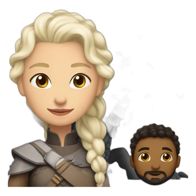 Deanerys et drogon sticker
