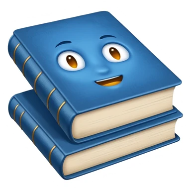 Book Blue sticker