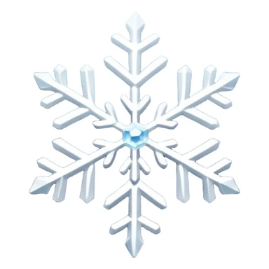 Snowflakes in winter morning sticker