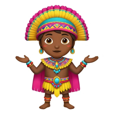 un corochano de los negritos de huanuco sticker