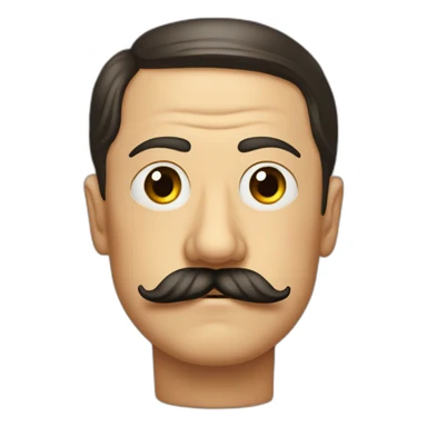 Hitler et sa moustache sticker