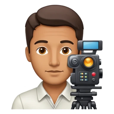 A film producer, male, professional. sticker