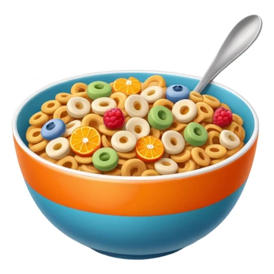 cereal colors with oranga package sticker