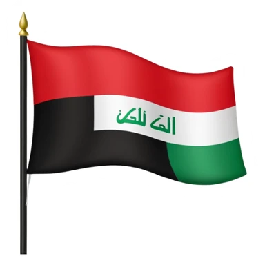 Iraq flag sticker
