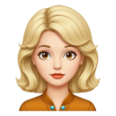 70s 80s single women sticker