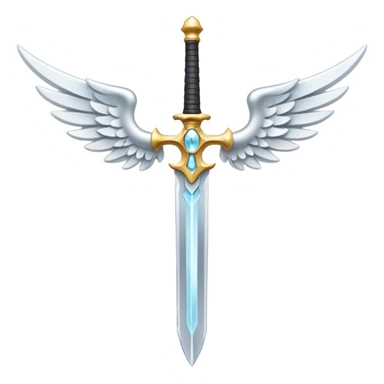 angel sword sticker