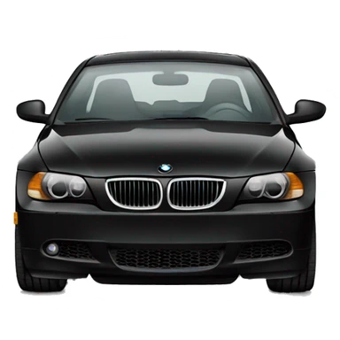 black bmw 328i sticker