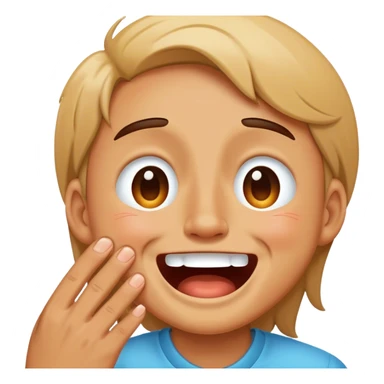 laughing outside and crying inside  sticker