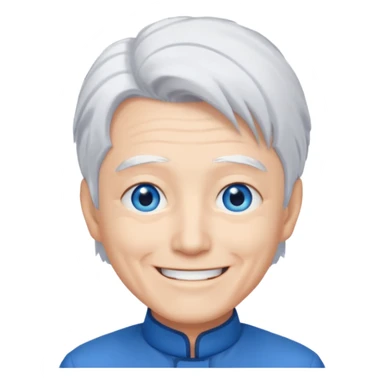 Satoru Gojo sonriendo sticker