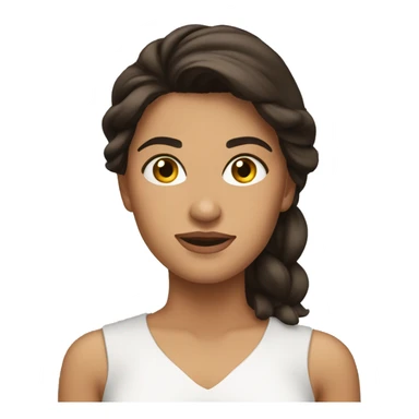 brunette giró sticker