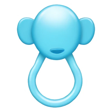 Light blue pacifier  sticker