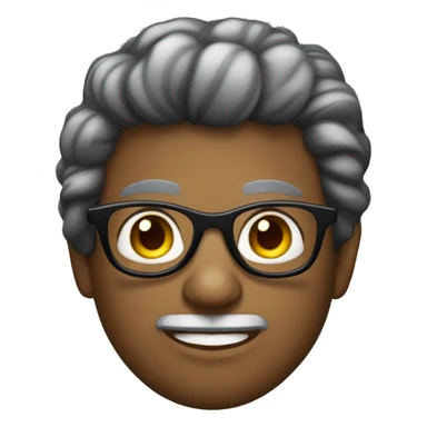 mullher de cabelo preto na altura dos ombros, oculos de grau  sticker