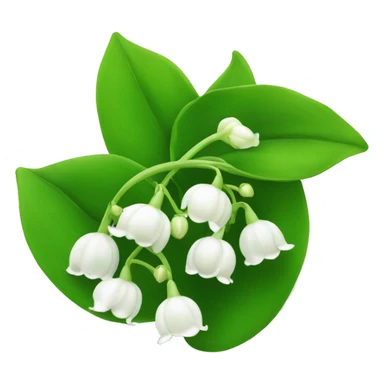 Lilly of the valley sticker