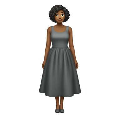 irl in a dress the color of asphalt with road markings sticker