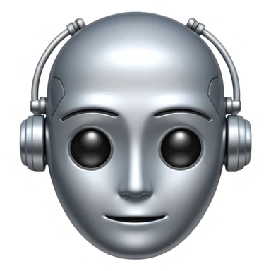 An emoji on artificial intelligence sticker