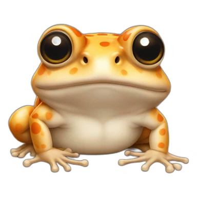 Toad with mouse are two friends sticker