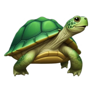 tortue motivée sticker