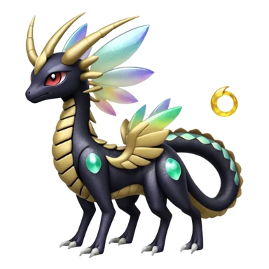 Meloetta-Nargacuga-Giratina-Pokémon-Fakémon-fusion-hybrid-creature sticker