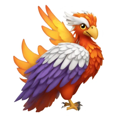 phoenix bird sticker