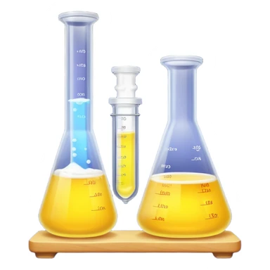 hi-lighters lemon baking soda uv light glowing formula in beaker/ test tube and baking soda in lab sticker