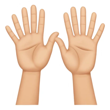 clapping another's hand 
 sticker