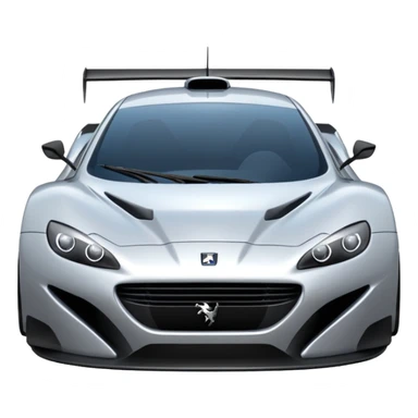 supercar 24 h du man Peugeot emoji sticker