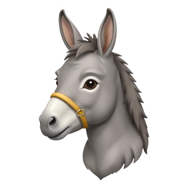 un burro en genero femenino sticker
