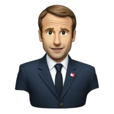 Macron pauvre sticker