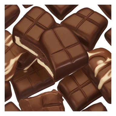 dubai chocolate with a lot of cream inside sticker