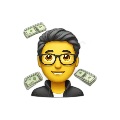 copywriter with money sticker