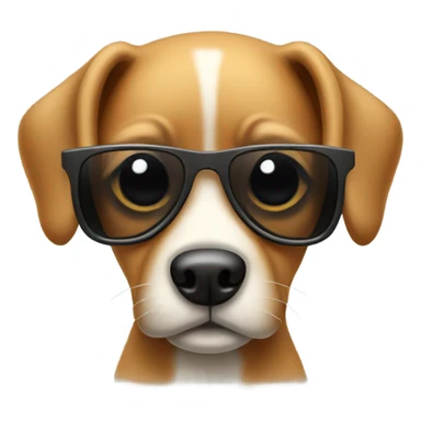 Pudly with sunglasses sticker