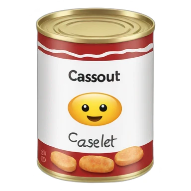 Can of cassoulet sticker