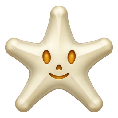 starshape made of bone. no face . no outer ridge. no eyes. no. nose. no mouth sticker