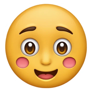 Make me a emoji backing off but embarrassed sticker