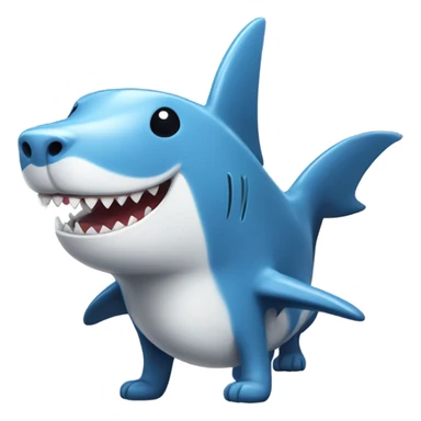 Land shark puppy marvel sticker