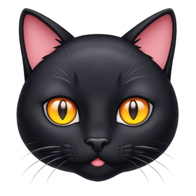 Cat black  sticker