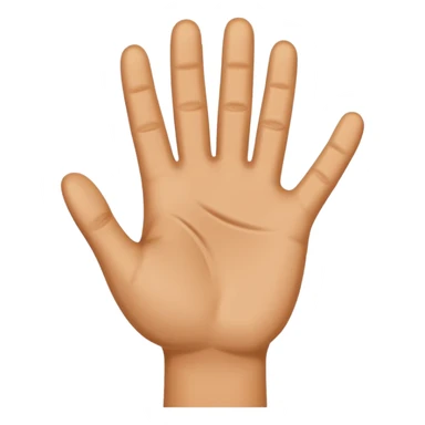 High Five hand sticker