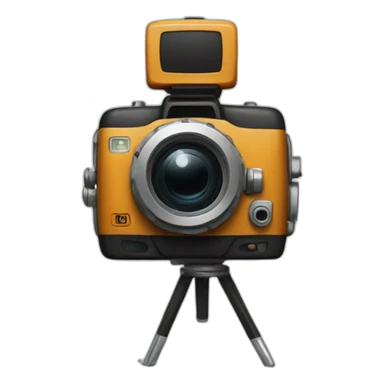 A CAMERA FROM A HORROR MOVIE sticker