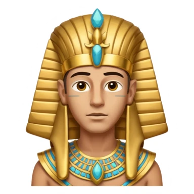 Egipto faraón hombre blanco  sticker