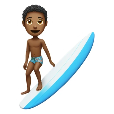 Freckles on a surfboard  sticker