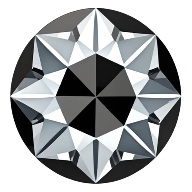 a aesthetic black and white diamond gemstone  sticker
