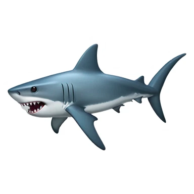 shark and comput sticker