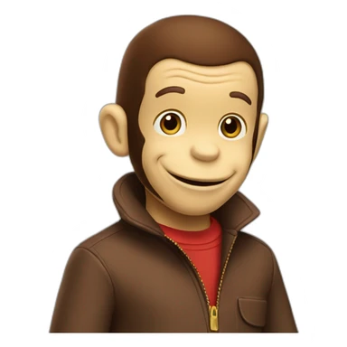curious george sticker