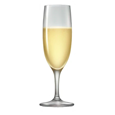 Champagne glass sticker