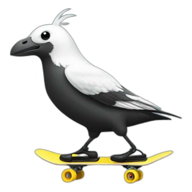 Skate galo sticker