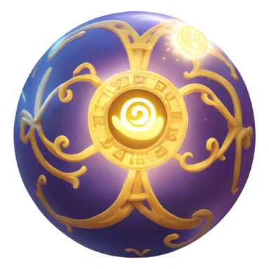 fortune telling ball is lit sticker